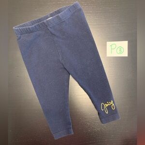 ⭐️2/$5.00⭐️ Juicy Couture 3-6m Leggings in Navy
